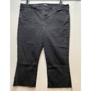 NYDJ jeans womens 18 38 x 21 Barbara cut off lift tuck stretch waist black